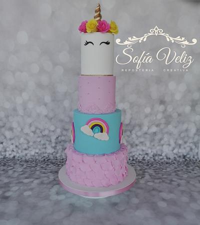 Pastel Unicornio - Cake by Sofia veliz