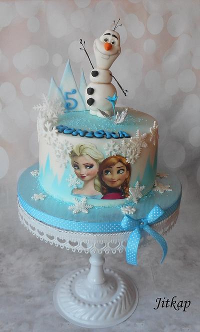 Frozen birthday cake - Cake by Jitkap