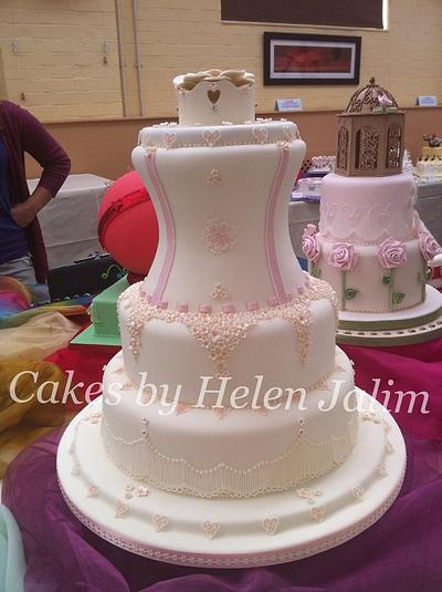 wedding dress cake - Cake by helen Jane Cake Design 
