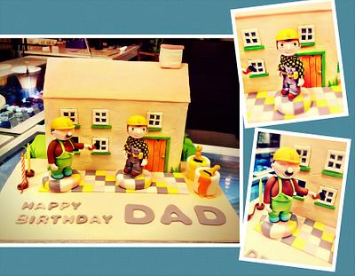 Painting & Repairing House Theme. - Cake by three lights cakes