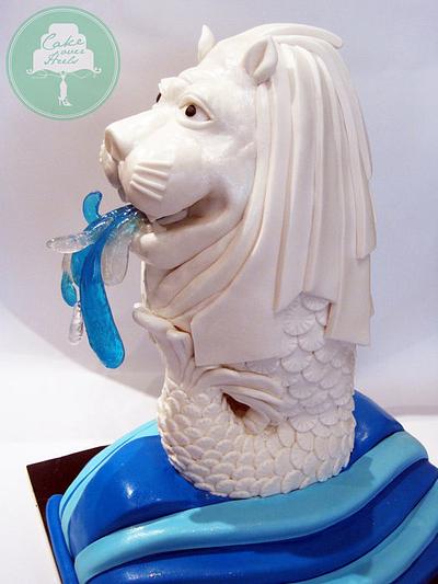 The Merlion - Cake by Nicholas Ang