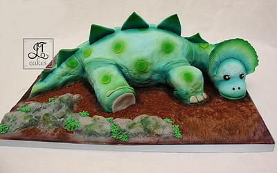 Dino Cake - Cake by JT Cakes