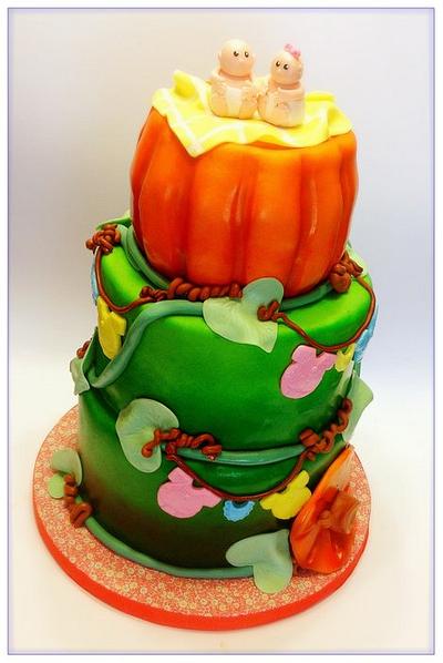 Pumpkin Shower - Cake by Stacy Lint