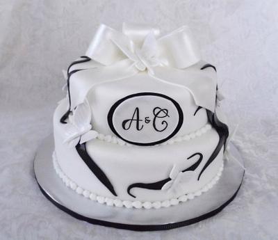 Anniversary Cake - Cake by Craving Cake