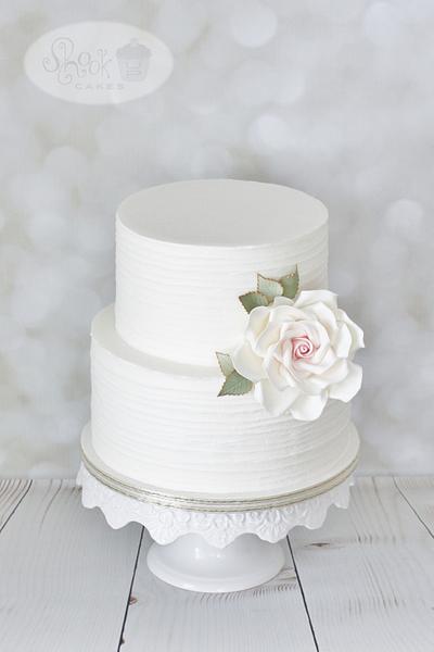 Rustic Buttercream Wedding Cake! - Cake by Leila Shook - Shook Up Cakes