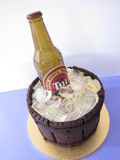 Tui Beer Bottle Cake - Cake by TheDeliciousBakery