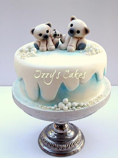 Polar Bear Family Christmas - Cake by The Rosehip Bakery