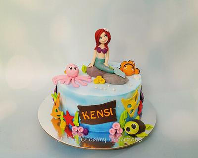 Lil Mermaid - Cake by Urvi Zaveri 