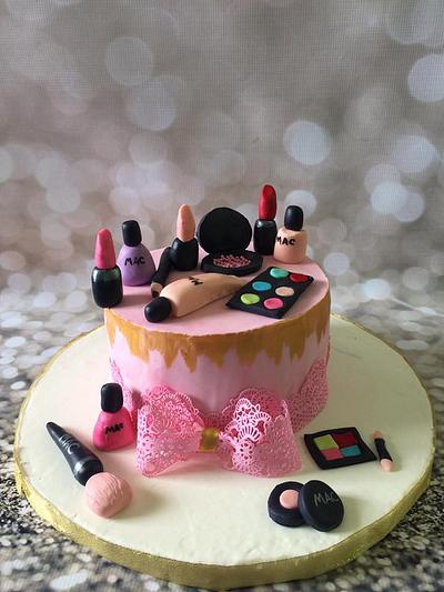 makeup cake - Cake by Emanallam