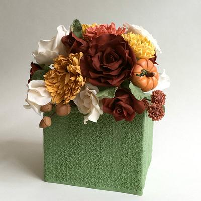 Fall Flowers - Cake by SweetGeorge