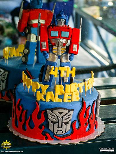 Optimus Prime - Cake by Joy Lyn Sy Parohinog-Francisco