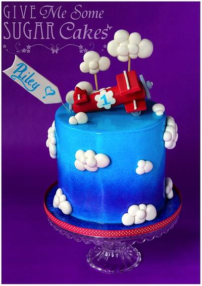 Aeroplane cake - Cake by RED POLKA DOT DESIGNS (was GMSSC)