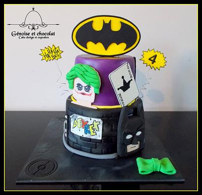 Batman and joker cake - Cake by Génoise et chocolat