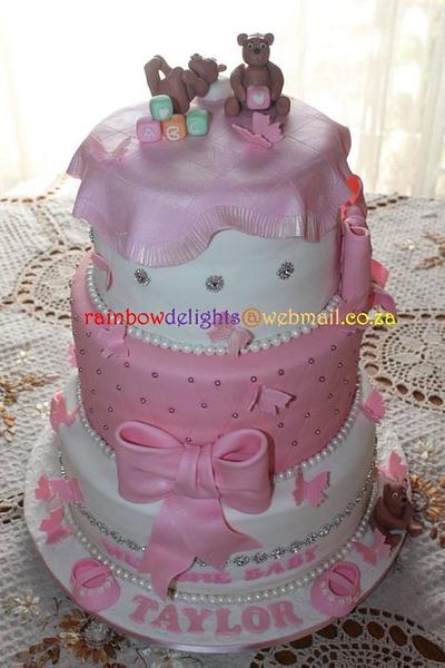 Welcome Baby Taylor! - Cake by Rainbow Delights