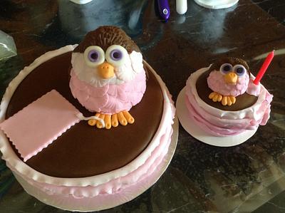 Owl cakes - Cake by C'du Gâteaux