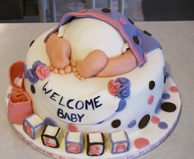 Ruffled baby diaper bum - Cake by Brett25