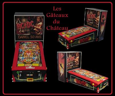 AC/DC pinball machine - Cake by Les Gâteaux du Château