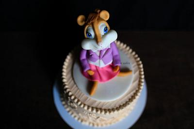 Brittany - The Chipmunks - Cake by lovescakes