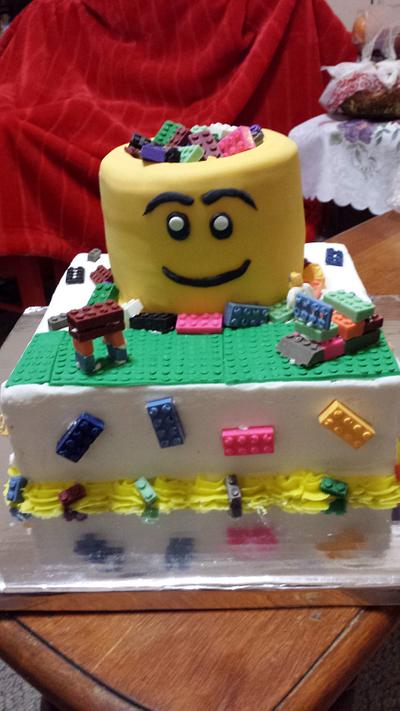 Let's Play Lego - Cake by juicybon