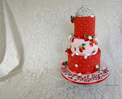Strawberry Princess - Cake by Firefly India by Pavani Kaur