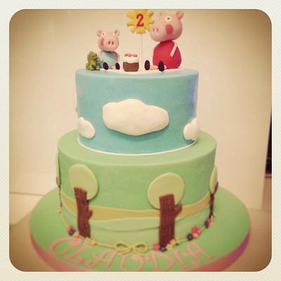 Peppa pig - Cake by PanyMantequilla
