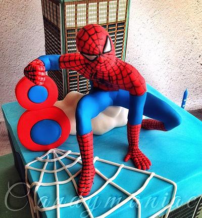 Spider-Man cake - Cake by Mania M. - CandymaniaC