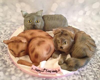 Cats! - Cake by The Cake Lady 