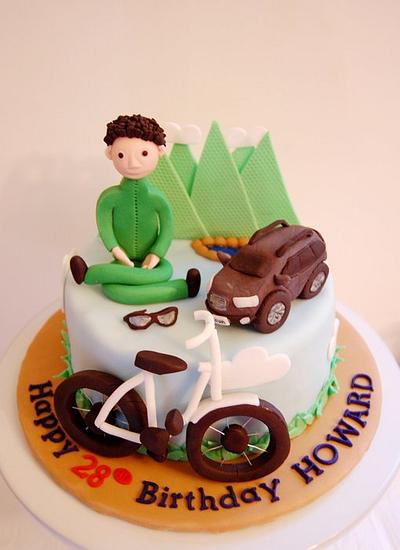 mountain bike birthday cake - Cake by funni