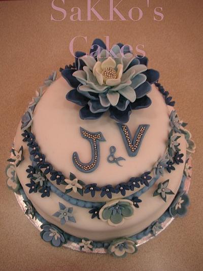 J&V Wedding Cake - Cake by Sakko