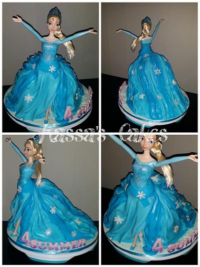 Elsa Doll Cake  - Cake by Kassa 1961