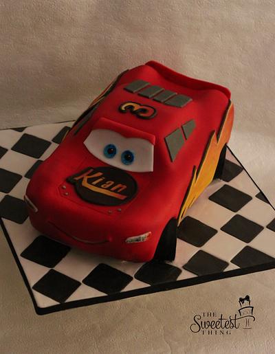 Lightning McQueen Cake - Cake by The Sweetest Thing