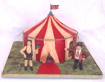 Vintage circus  - Cake by Anastasia Kaliazin