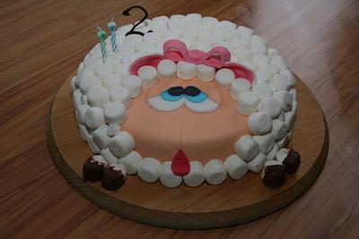 Marshmallow Sheep - Cake by Lisa