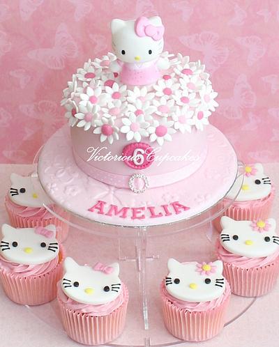 Hello Kitty - Cake by Victorious Cupcakes