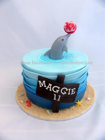 Playful Dolphin - Cake by Room for Cake - Jo Pike