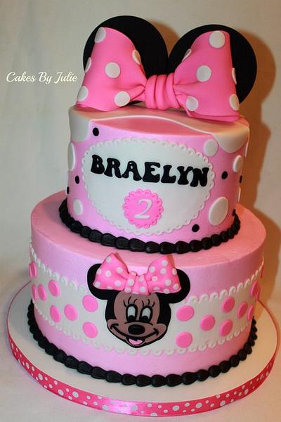 Minnie Mouse Birthday Cake - Cake by Cakes By Julie