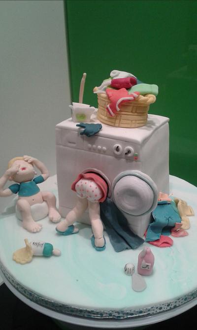 The real life of a mam... - Cake by Karla Vanacker