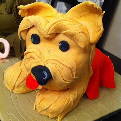 Yorkshire Terrier - Cake by Licky Lips Cakes
