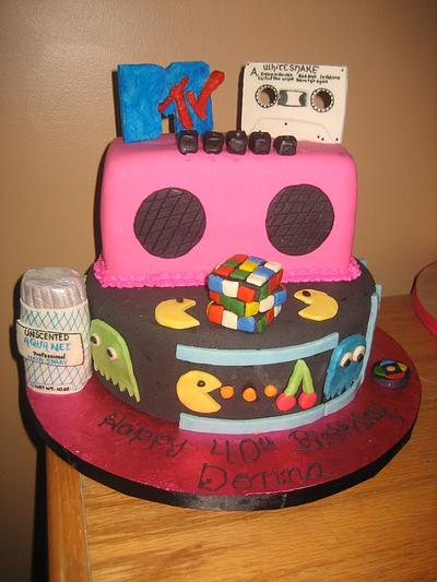 80's Birthday Cake - Cake by Kristen