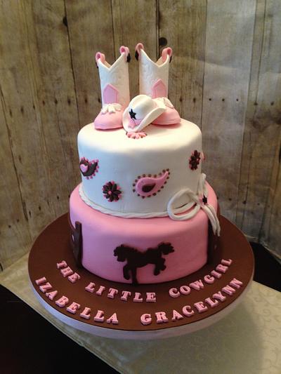 Western baby shower cake - Cake by Julie