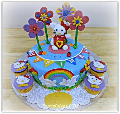 Rainbow Hello Kitty Cake - Cake by Yusy Sriwindawati