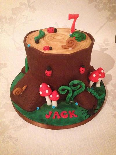 Tree Stump cake - Cake by Victoria's Cakes