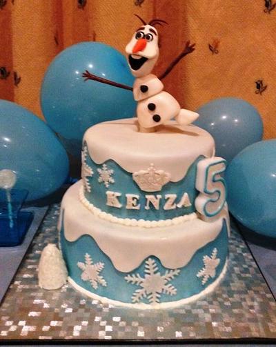Olaf Frozen Cake - Cake by Laura Jabri