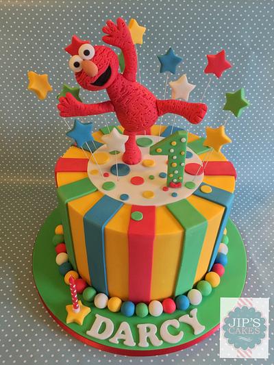 Elmo Cake - Cake by Jip's Cakes