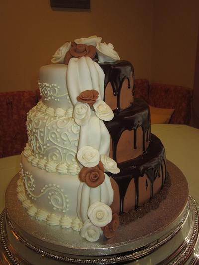 wedding cake - Cake by flowercakes