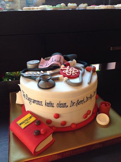 Celebration cake for medical doctors - Cake by Cake Lounge 