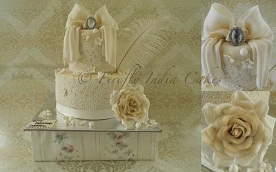 Lace & Grace - Cake by Firefly India by Pavani Kaur