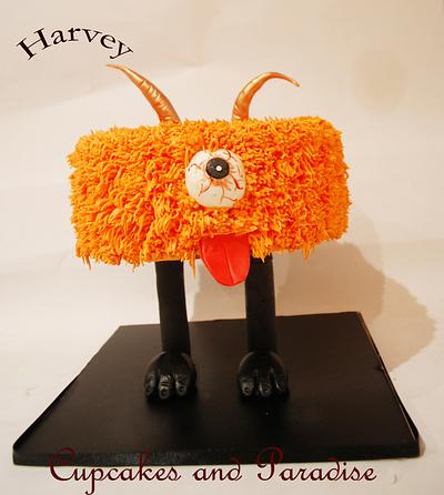 Cute Halloween Cake - Harvey! - Cake by Andromeda