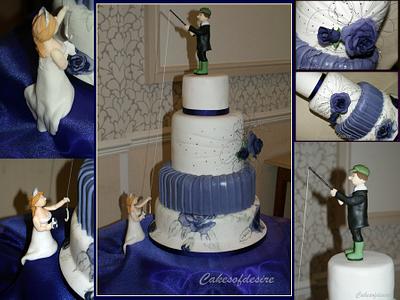 Roses Wedding Cake - Cake by cakesofdesire