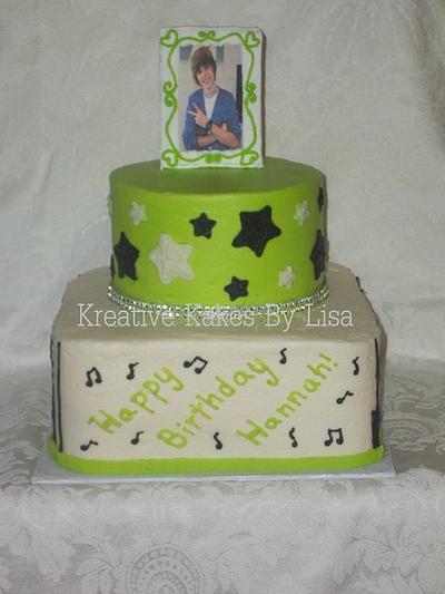 Bieber Fever birthday cake - Cake by lschreck06